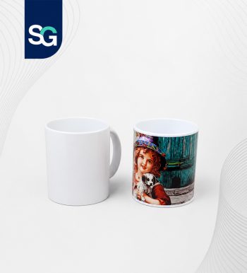 لیوان سرامیکی سفید 11oz خام برای چاپ سابلیمیشن